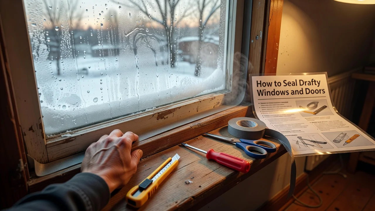 How to Seal Drafty Windows and Doors